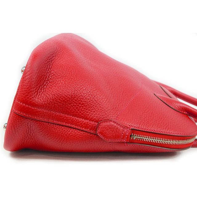 エルメス　ボリード31　ルージュカザック　トリヨン クレマンス　S金具　Ｔ刻印　赤　Rouge casaque HERMES 本物 新同 sbbt | ボリード | 03