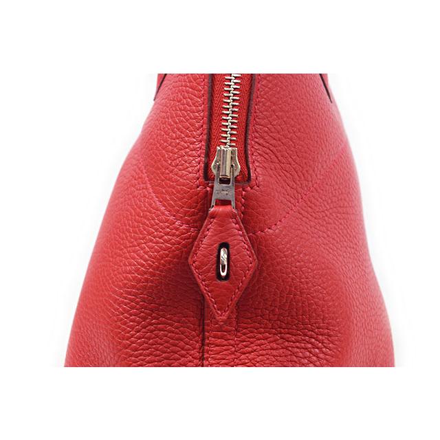 エルメス　ボリード31　ルージュカザック　トリヨン クレマンス　S金具　Ｔ刻印　赤　Rouge casaque HERMES 本物 新同 sbbt | ボリード | 05