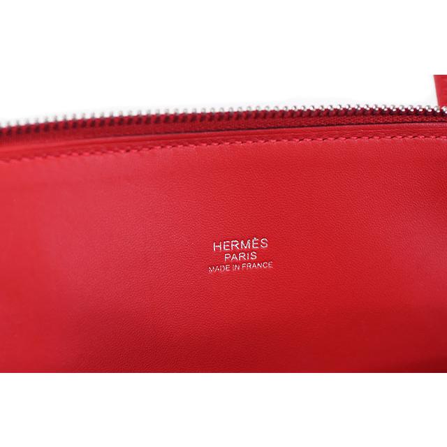 エルメス　ボリード31　ルージュカザック　トリヨン クレマンス　S金具　Ｔ刻印　赤　Rouge casaque HERMES 本物 新同 sbbt | ボリード | 07