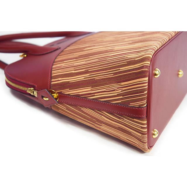 エルメス　ボリード37　ルージュアッシュ ヴィブラート　G金具　□F刻印 ショルダー無し 35 コンビ HERMES 本物 未使用 sbbt | ボリード | 03