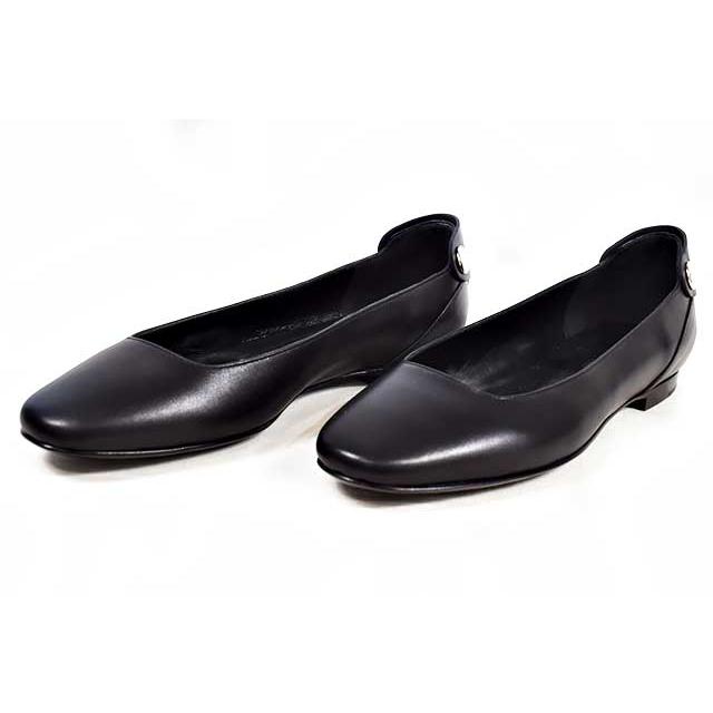 HERMES　パンプス　ブラック　レザー　ヒール　35 1/2 HERMES（エルメス） パンプス 黒 ブラック セリエ金具 S金具 レザー