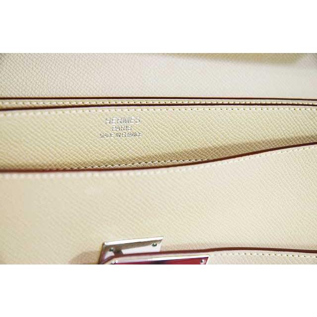 Kelly エルメス ケリーデペッシュ 38 ベージュ エプソン S金具