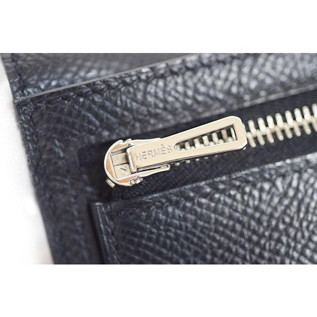 エルメス　ベアンスフレ　黒　ブラック　Ｓ金具　エプソン　Y刻印　長財布 マチあり 箱付き black HERMES 本物 sbbt | Bearn | 06
