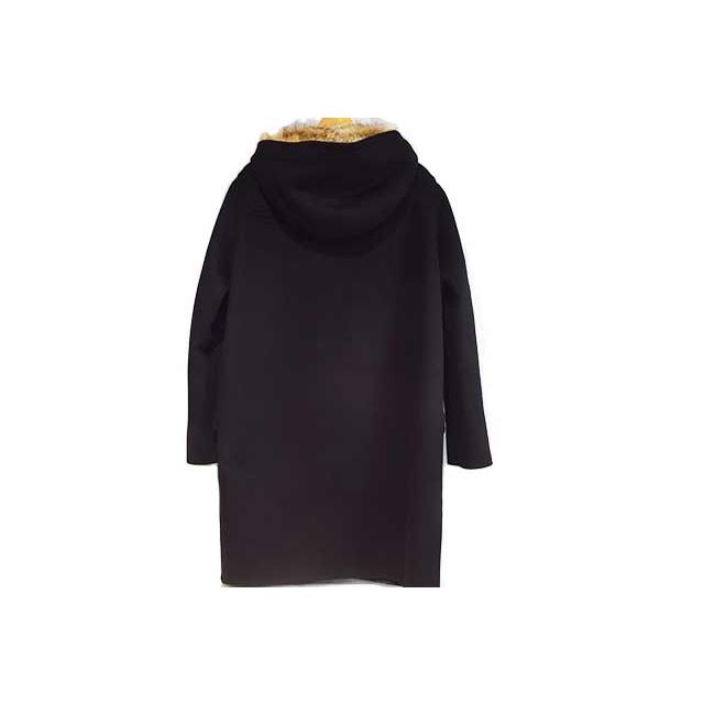 ルイヴィトン　フォックスファー ダッフルコート　メンズ　♯48　黒　ブラック　ウール×カシミヤ LOUIS VUITTON 本物 ランクA sbbt up　 | LOUIS VUITTON | 01