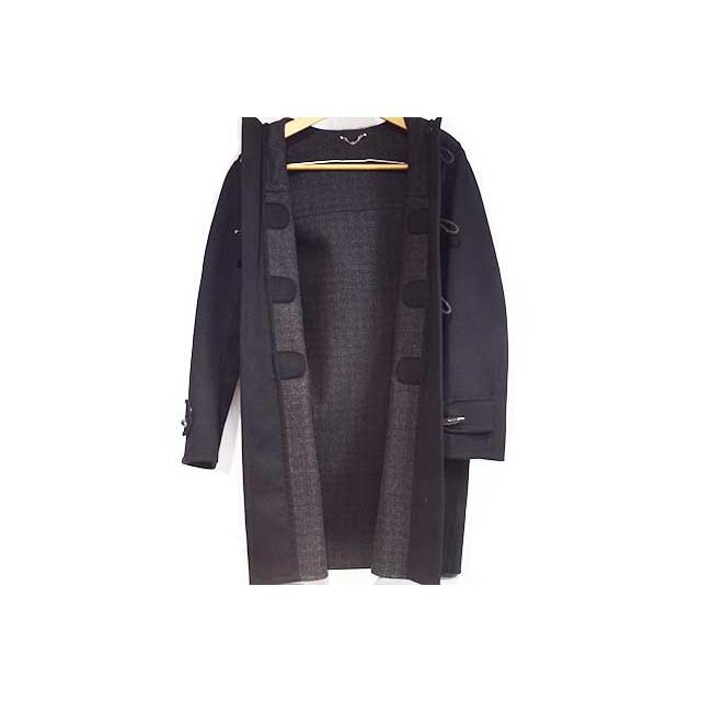 ルイヴィトン　フォックスファー ダッフルコート　メンズ　♯48　黒　ブラック　ウール×カシミヤ LOUIS VUITTON 本物 ランクA sbbt up　 | LOUIS VUITTON | 03
