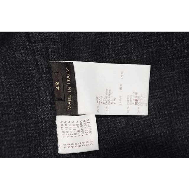 ルイヴィトン　フォックスファー ダッフルコート　メンズ　♯48　黒　ブラック　ウール×カシミヤ LOUIS VUITTON 本物 ランクA sbbt up　 | LOUIS VUITTON | 05