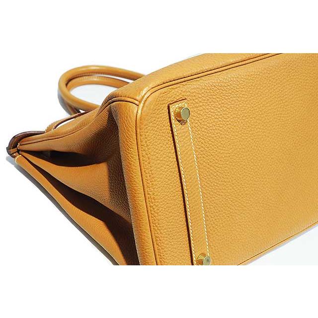 エルメス　バーキン35　ゴールド　トゴ　G金具　□K刻印　ゴールド金具　バーキン　35ｃｍ HERMES Birkin35 togo gold 本物 sbbt up | Birkin | 03