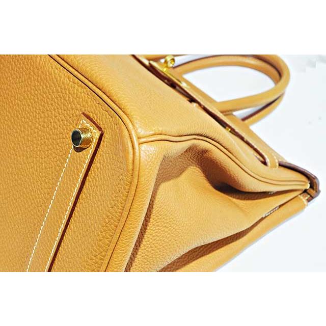 エルメス　バーキン35　ゴールド　トゴ　G金具　□K刻印　ゴールド金具　バーキン　35ｃｍ HERMES Birkin35 togo gold 本物 sbbt up | Birkin | 04