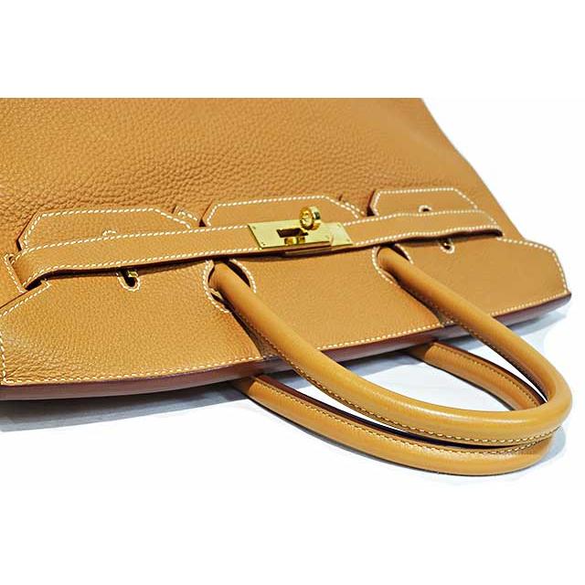 エルメス　バーキン35　ゴールド　トゴ　G金具　□K刻印　ゴールド金具　バーキン　35ｃｍ HERMES Birkin35 togo gold 本物 sbbt up | Birkin | 07