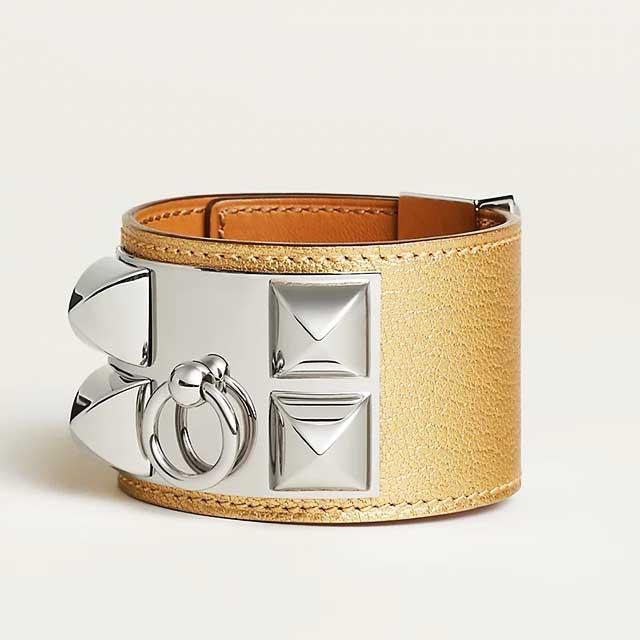 エルメス　ブレスレット　コリエドシアン　DORE　ドレ　シェーブル　Ｓ金具 メタリックゴールド HERMES ブレス バングル 本物 未使用 sbbt | HERMES | 02