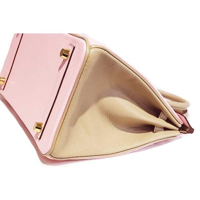 エルメス　バーキン25 スペシャルオーダー　ピンク×トゥルティエールグレー　MS金具 シェーブル パーソナル HERMES 本物 未使用 sbbt | Birkin | 03