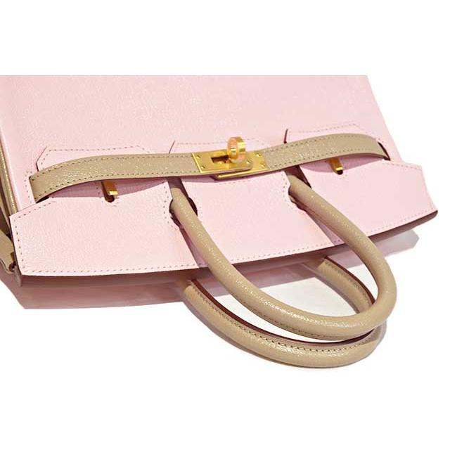 エルメス　バーキン25 スペシャルオーダー　ピンク×トゥルティエールグレー　MS金具 シェーブル パーソナル HERMES 本物 未使用 sbbt | Birkin | 04