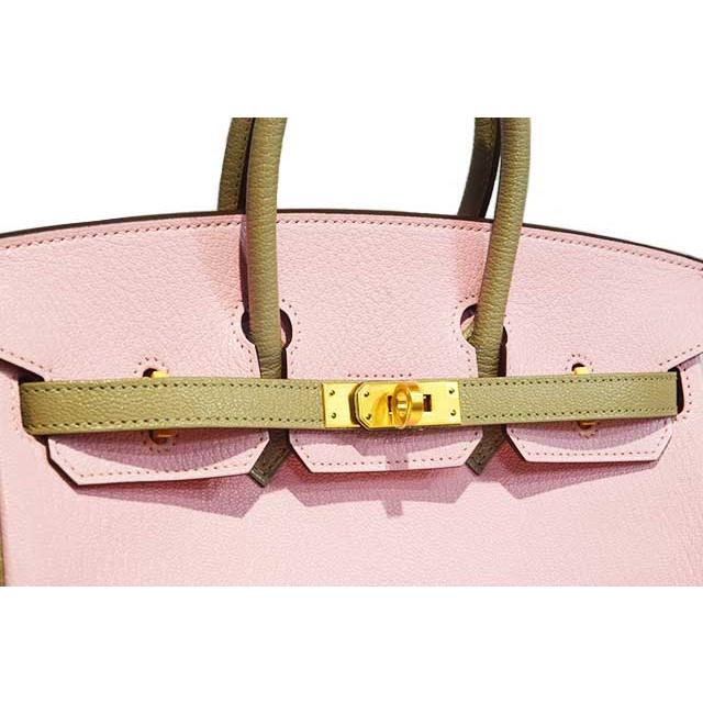 エルメス　バーキン25 スペシャルオーダー　ピンク×トゥルティエールグレー　MS金具 シェーブル パーソナル HERMES 本物 未使用 sbbt | Birkin | 06