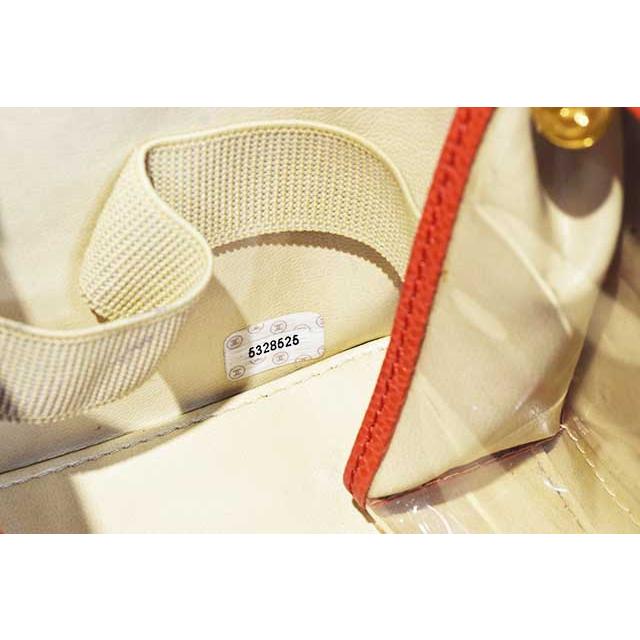 シャネル　ショルダー付き バニティバッグ　赤　キャビアスキン　２WAY　Ｇ金具　化粧バッグ　CHANEL 本物 up sbbt | CHANEL | 08