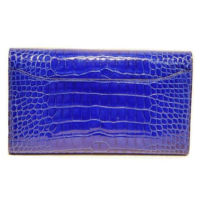 HERMES（エルメス） コンスタンス ロング クロコダイル ブルー