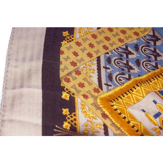 HERMES（エルメス） カレジェアン 140 カシシル Brins d'or 金の若枝