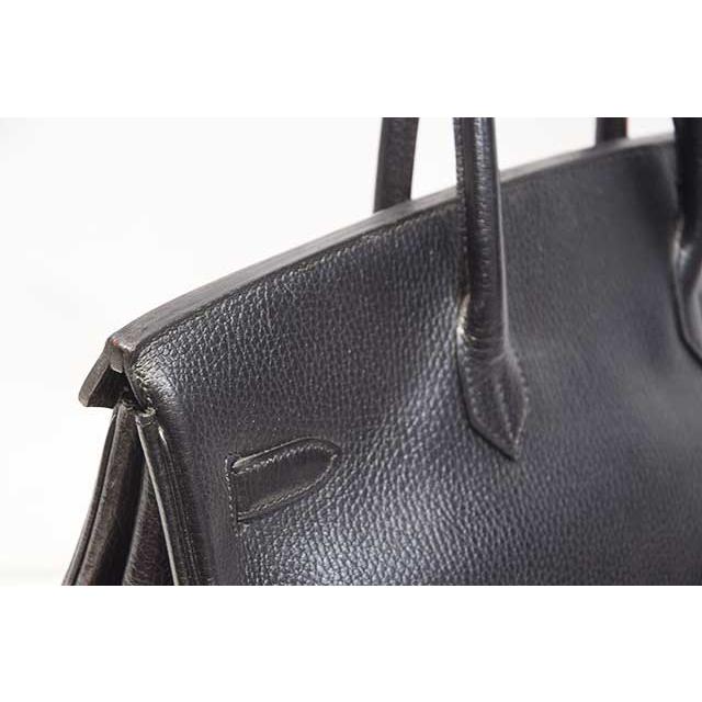 Birkin エルメス バーキン40 黒 アルデンヌ G金具 〇W刻印 ブラック 
