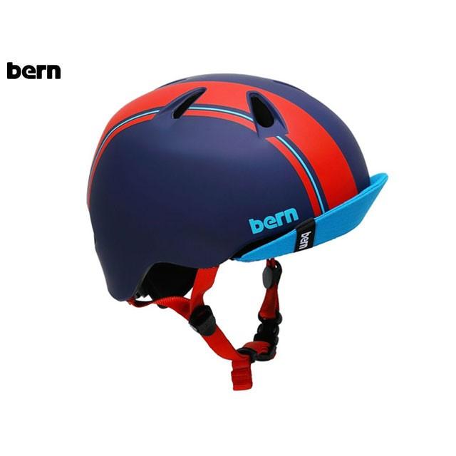 バーン ヘルメット Bern Nino ニノ Visor付 Blue Red Racing Stripe ブルー レッド レーシングストライプ Be Vjbbrrsv Sbc 通販 Yahoo ショッピング