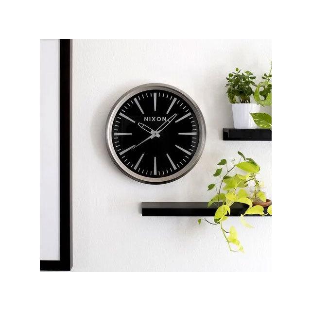 ニクソン ウォッチ NIXON センチュリー ウォールクロック 壁掛け時計 Sentry Wall Clock BLACK c3075