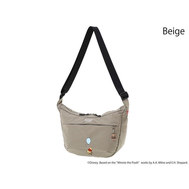 マンハッタンポーテージ デュエット ショルダーバッグ ナイロン バッグ タッサー クイル くまのプーさん DUET SHOULDER BAG NYLON TUSSAH QUILL 25 / POOH | Manhattan Portage | 02