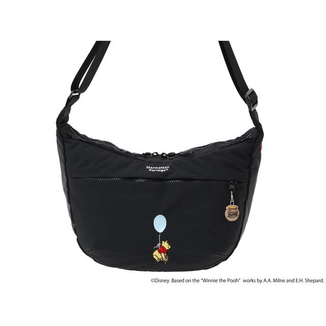 マンハッタンポーテージ デュエット ショルダーバッグ ナイロン バッグ タッサー クイル くまのプーさん DUET SHOULDER BAG NYLON TUSSAH QUILL 25 / POOH | Manhattan Portage | 03