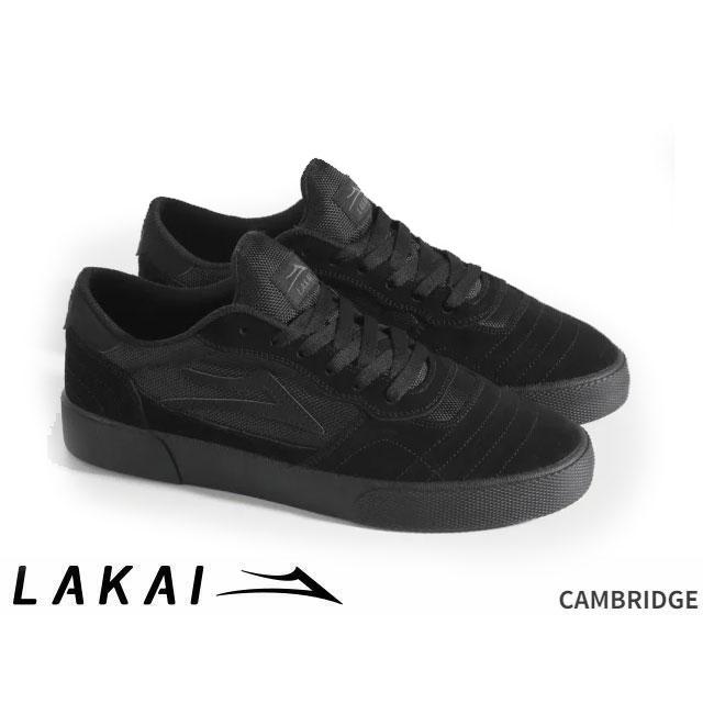 ラカイ Lakai CAMBRIDGE BLACK/BLACK SUEDE ケンブリッジ ブラック/ブラック スエード スケート SKATE スニーカー | 