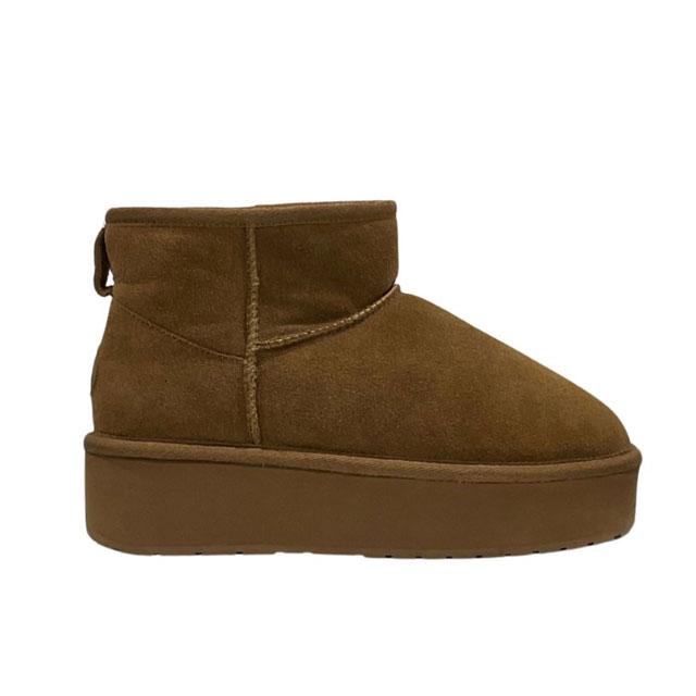 国内正規品 emu australia PLATFORM MICRO WOOL プラットフォーム マイクロ ウール シューズ ブーツ CHESTNUT チェスナット エミュー カウスエード | Manhattan Portage | 02