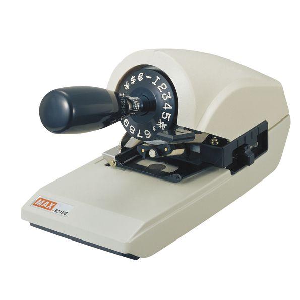 マックス ロータリー式チェックライター RC-150S : 文具・事務用品の