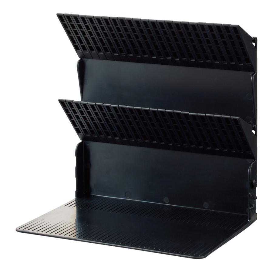 リヒトラブ 1冊でも倒れないブックスタンド A-3577-24 ブラック | 