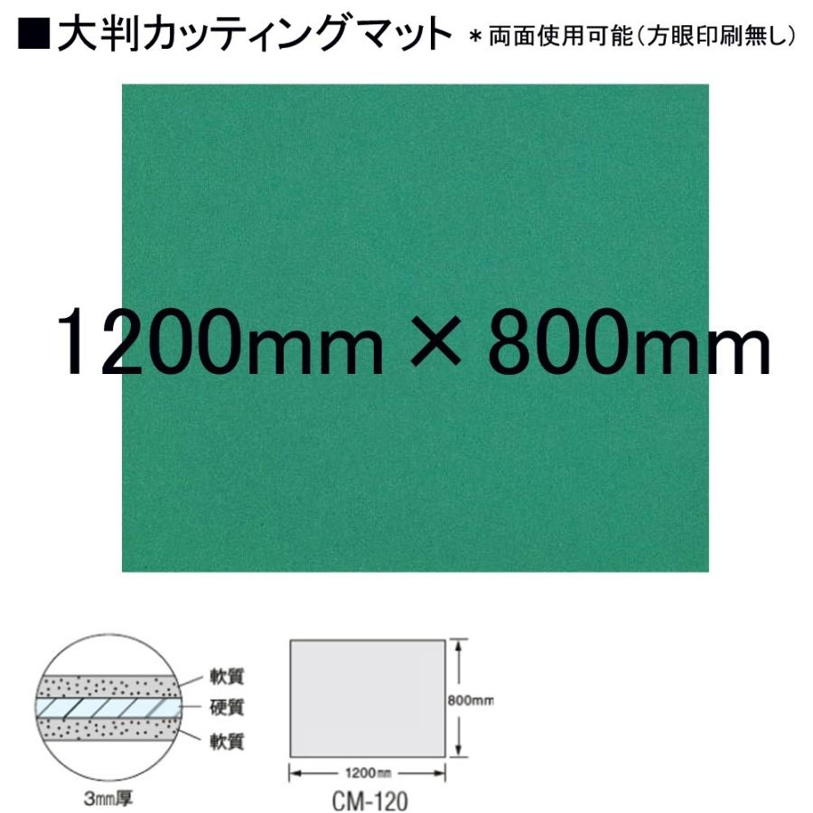 ライオン事務器 大判カッティングマット CM-120 1200×800mm ＊個人宅配