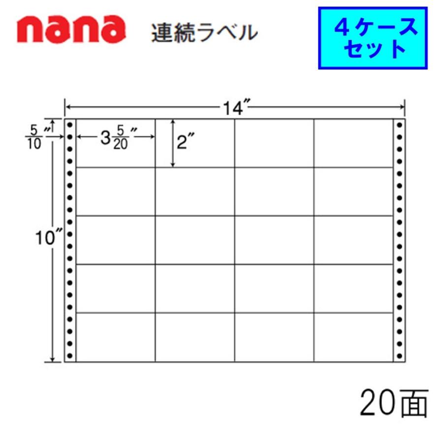 東洋印刷 nana連続ラベル MT14S ☆4ケースセット 商品検索結果｜東洋印刷 -