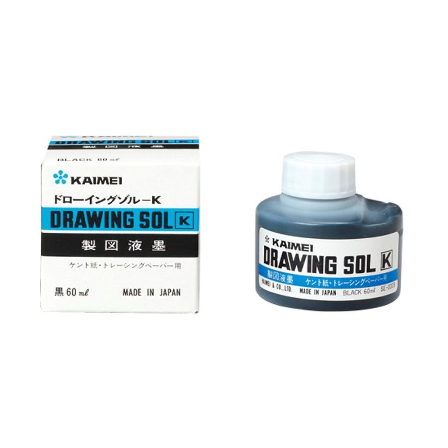 開明 ドローイングゾル K 60ml 開明 ドローイングゾル-K SE0009 60ml : 文具・事務用品のエス・ビ