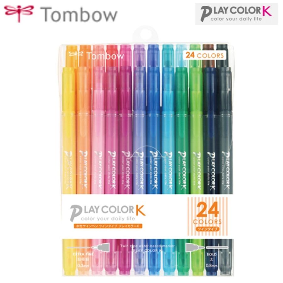 トンボ プレイカラーK 24色セット GCF-012 : 文具・事務用品のエス・ビ