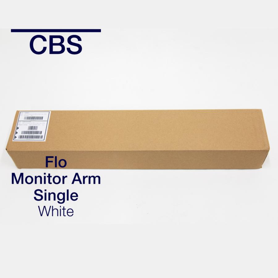 即納在庫有 （ホワイト）CBS フロー モニターアーム 通常デスク用スプリットクランプ MM-DYN/013/010/W