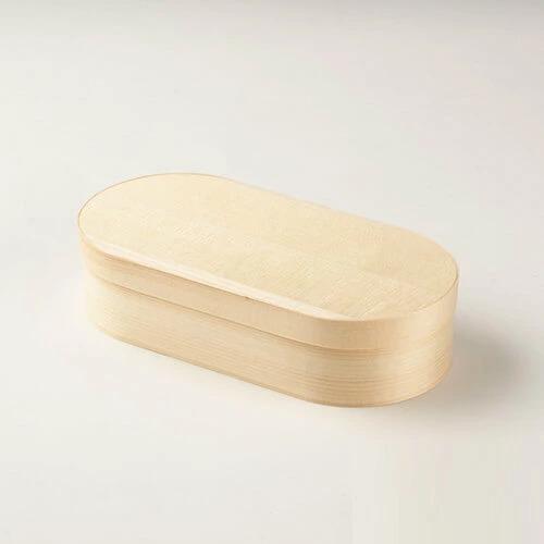 経木ワッパ小判 ※本体・蓋セット」「枚単価 425円×10枚」折箱 使い捨て