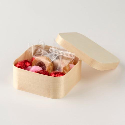 ポプラワッパ正方10 ※本体・蓋セット」「枚単価 300円×10枚」折箱