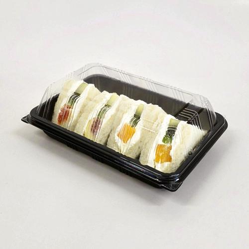 「未申−４８（黒）」「枚単価 41.9円×900枚」サンド入れもの 使い捨て 弁当箱 御勤め用 サンド サンドイッチ ボンネット風呂敷き包み 持ち帰り 入れもの
