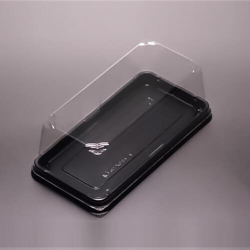 ケーキBOXNo,64本体(黒)」「枚単価 20.5円×1000枚」ケーキ容器 ケーキ