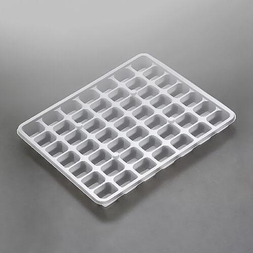 D-195 小餅49ケ」「枚単価 50円×600枚」トレー トレイ 食品トレー お餅