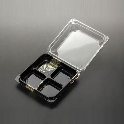 「SW-55-7(雅)」「枚単価 20.6円×1600枚」使い捨て 和菓子容器 業務用 容器 仕切り テイクアウト 和菓子 デザート トレー フードパック 生菓子 お団子 お饅頭の画像
