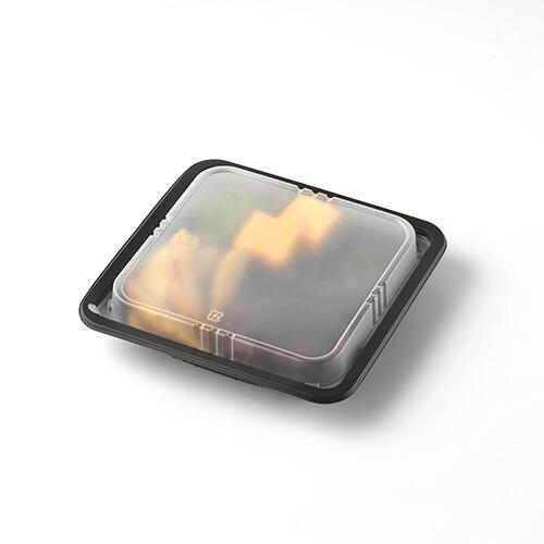 「AFD-107本体(4仕切)」「枚単価 28円×800枚」使い捨て 容器 弁当箱 業務用 テイクアウト ランチボックス 食品容器 丼ぶり お持ち帰り カフェ フェス 洋食の画像