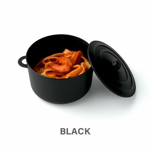 「HOT POT 350CC」「枚単価 168円×180枚」鍋型 使い捨て 弁当箱 テイクアウト 容器 業務用 蓋付き ホーロー鍋 取手付き 電子レンジ対応 冷凍 おしゃれ かわいいの画像
