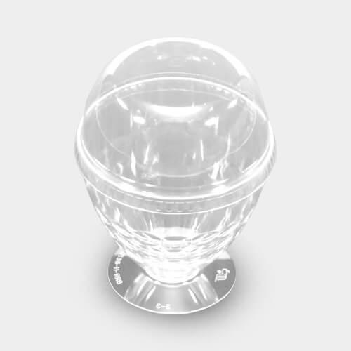 「バカラロイヤルリッツ BRR-H-8678」「枚単価 48.4円×400枚」デザートカップ テイクアウト 容器 おしゃれ カップ カフェ コンビニ 業務用 デザート アイスの画像