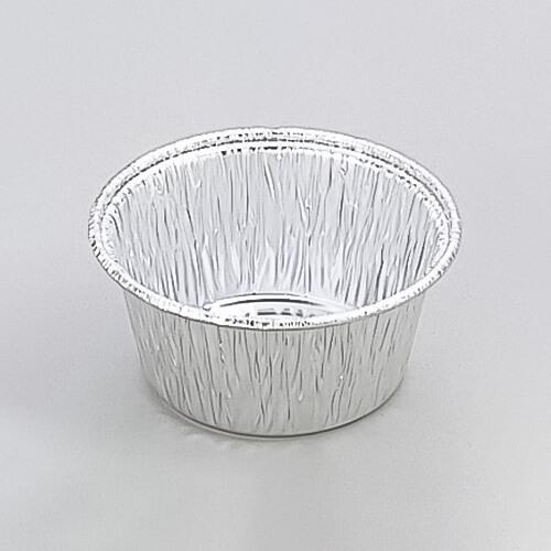 テイクアウト　アルミ深容器 丸内径14cm(1000枚) 4081 本体」「枚単価 34.7円×2000枚」アルミ容器 アルミ皿 使い捨て