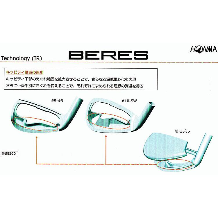 送料無料沖縄 HONMA BERES AIZU 2S IRON 単品(#5・AW・SW) ARMRQ MX 2S グレード