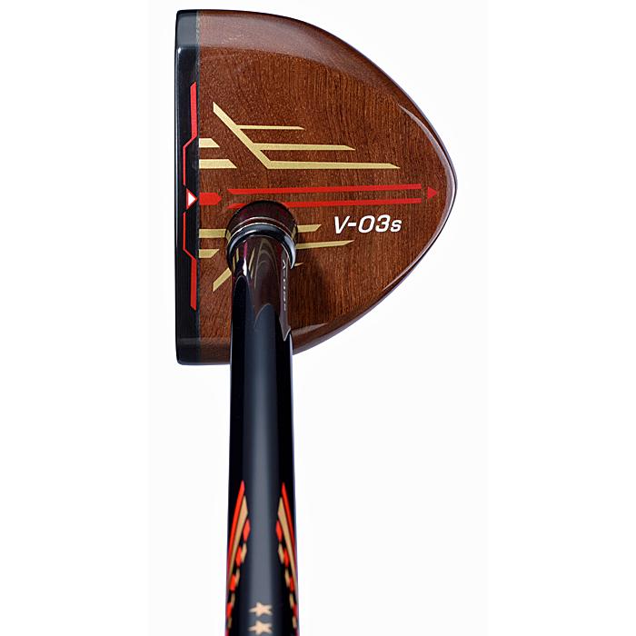 ホンマ 国内送料無料 パークゴルフクラブ Newモデル サベリ―無垢材 V-03s 最高品質の