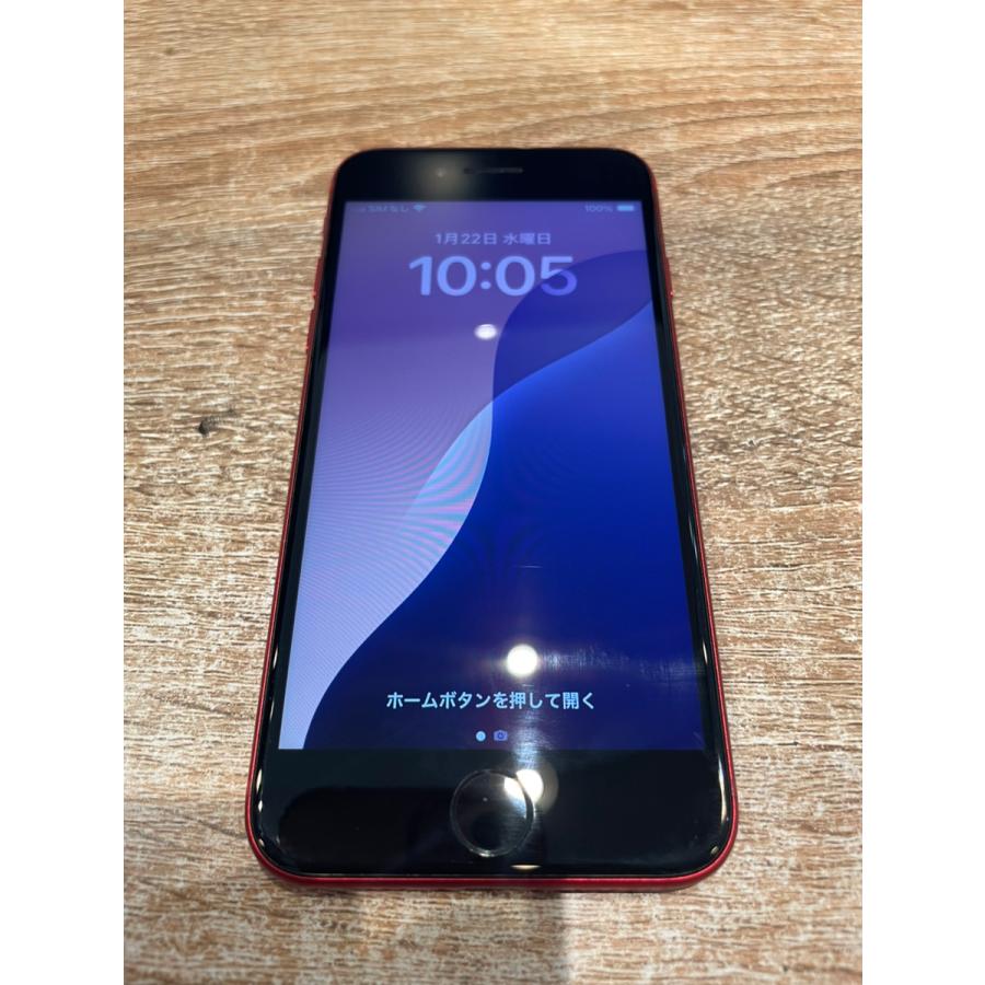 【美品】iPhone SE第2世代 64GB SIMフリー バッテリー新品 iPhone SE（第2世代） SE 第二世代 64GB SIMフリー（レッド
