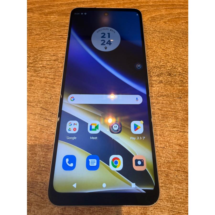 moto g 【中古美品】moto g52j 5G 128GB ホワイト 正規SIMフリー