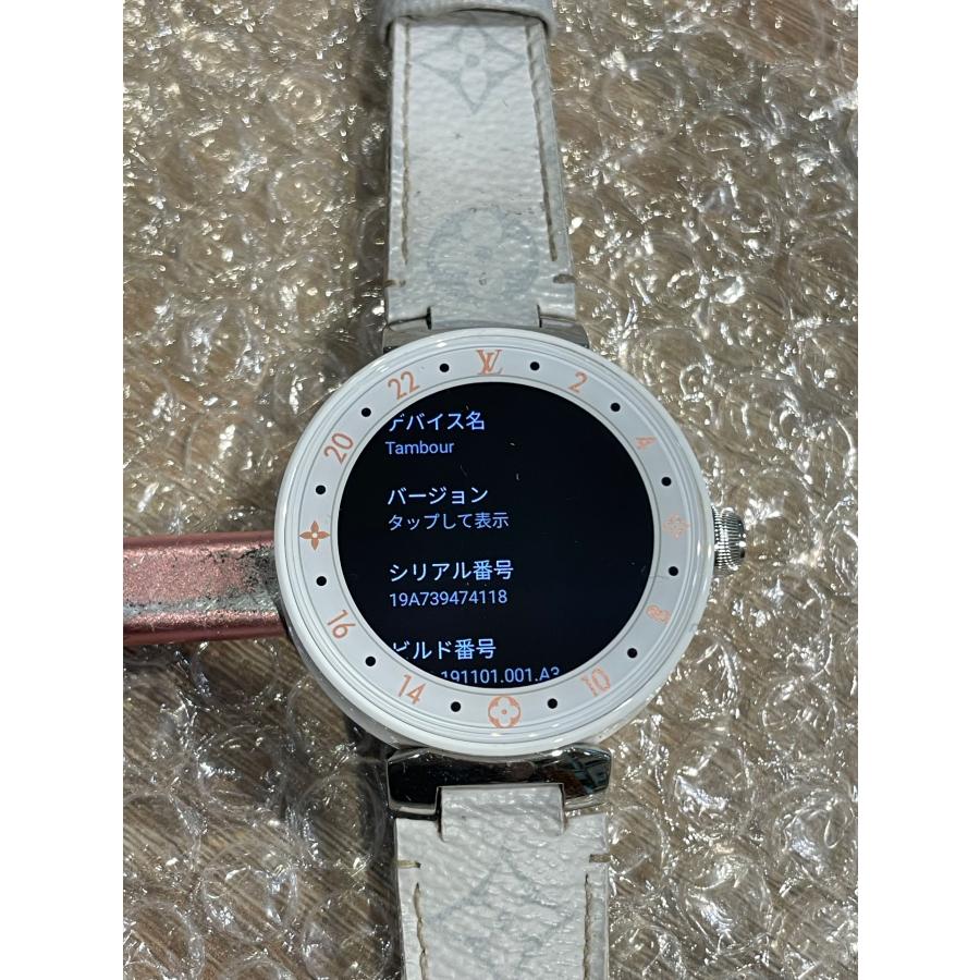 【新品バッテリー搭載】スマートウォッチ LOUIS VUITTON ルイヴィトン タンブール ホライゾン V2 QA004 Tambour Horizon Connected Watchの画像