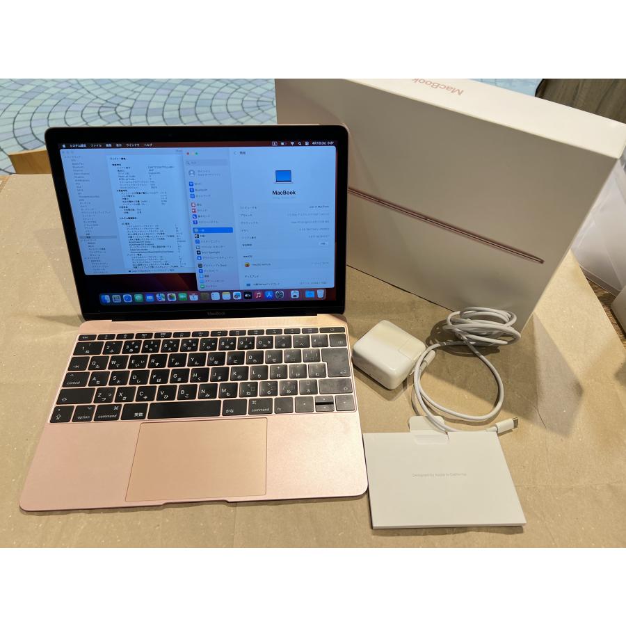 macbook 12インチ 2017年 m3 ゴールド　256GB/8gb Apple Macbook 12